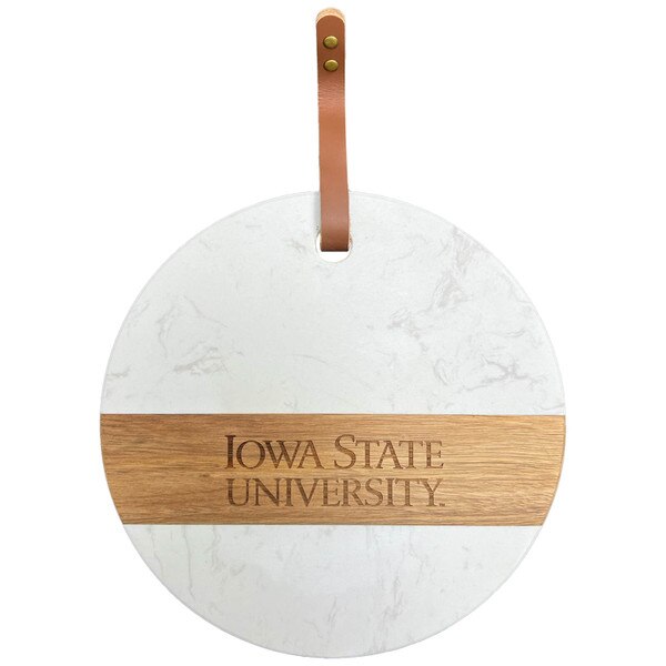 Iowa State University Wood & Marble Cheese Board